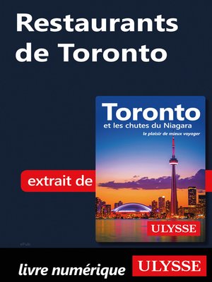 cover image of Restaurants de Toronto